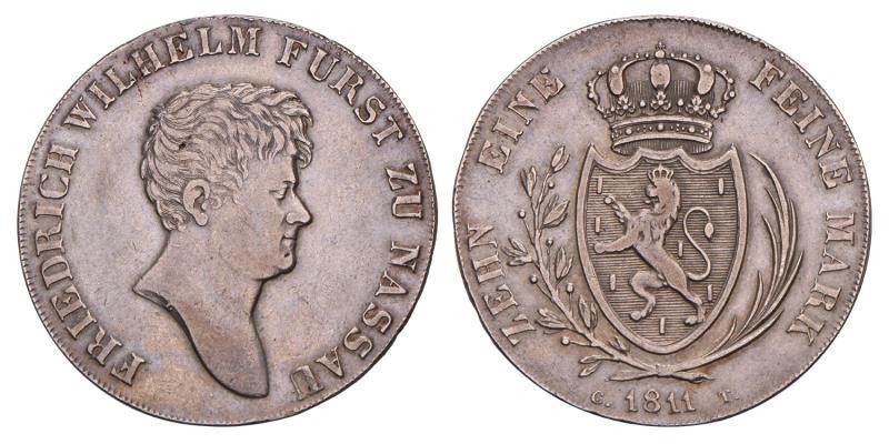 Germany. Nassau-Weilburg. Friedrich Wilhelm. Thaler. 1811.