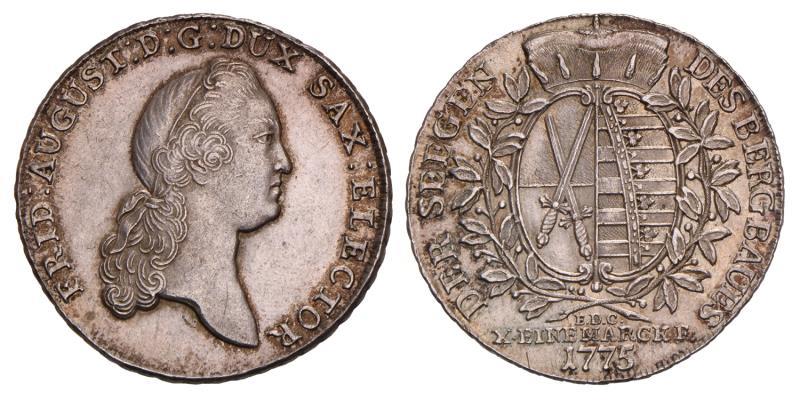 Germany. Saxonia. Fridrich August. Thaler. 1775 EDC.