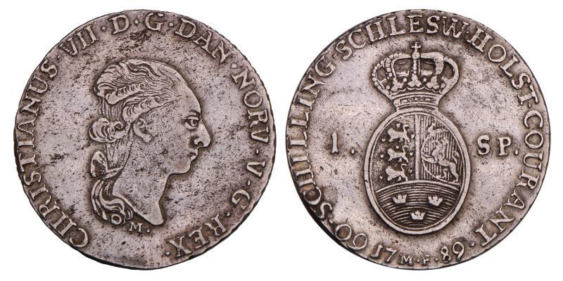 Germany. Schleswig-Holstein. Christian VII. Specie Daler. 1789.
