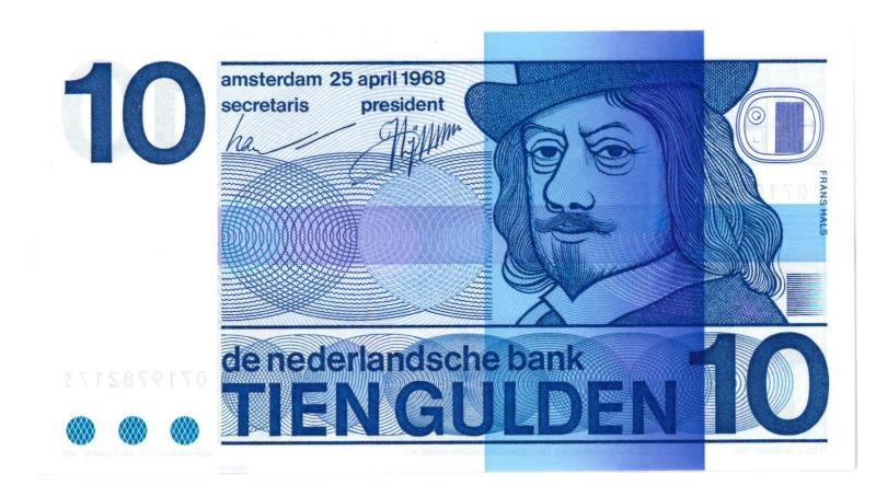 Nederland. 10 gulden. Bankbiljet. Type 1968. Frans Hals - UNC.
