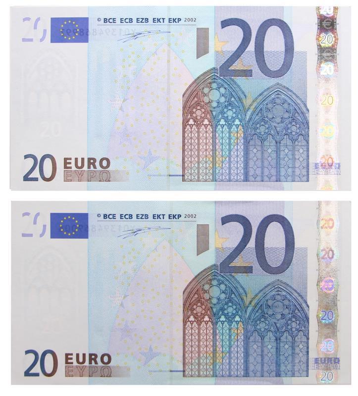 Nederland. 20 euro. Bankbiljet. Type 2002. - UNC -.