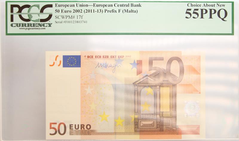 Nederland. 50 euro. Bankbiljet. Type 2002. - Nagenoeg UNC.