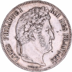 France. Louis Philippe I. 5 Francs. 1843 A.