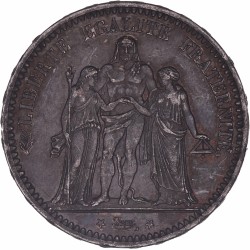 France, Third Republic. 5 Francs. 1873 A.