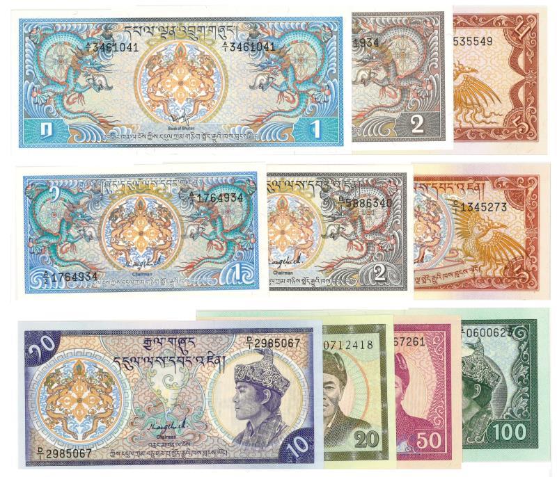 Bhutan. Ngultrum. Bankbiljet. - UNC.
