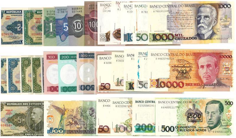 Brazil. Cruzeiros. Bankbiljet. - UNC.