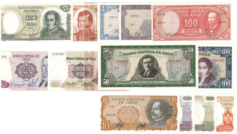 Chile. Escudos. Bankbiljet. - UNC.