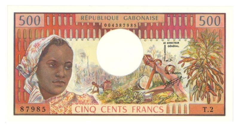 Gabon. Francs. Bankbiljet. 1978. - UNC.