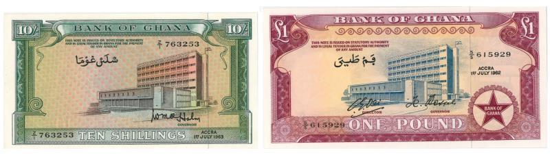 Ghana. Cedis. Bankbiljet. 1962-1963. - UNC.