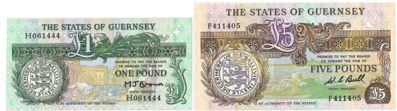 Guernsy. Pounds. Bankbiljet. 1980. - UNC.