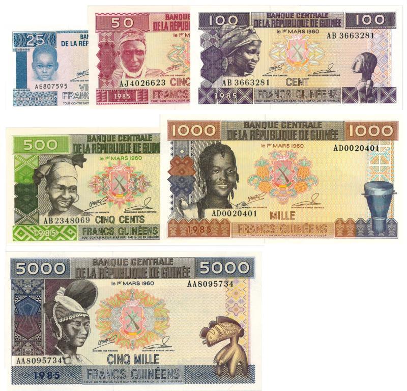 Guinea. Francs. Bankbiljet. 1985. - UNC.