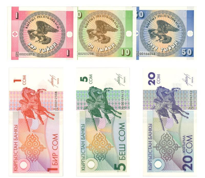 Kyrgyzstan. Som. Bankbiljet. 1993. - UNC.