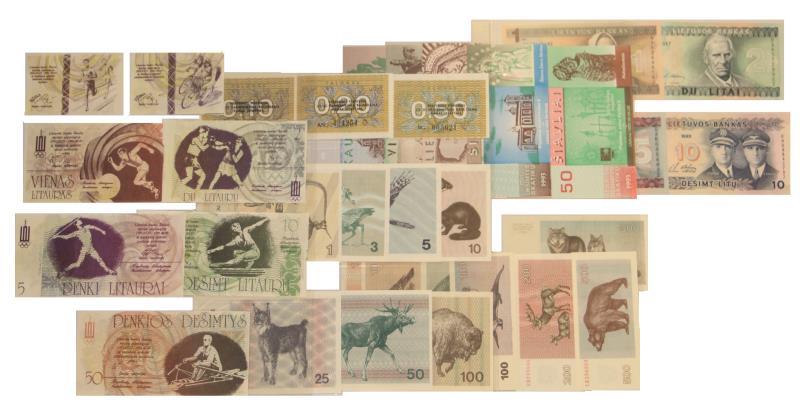 Lithuania. Litu. Bankbiljet. - UNC.