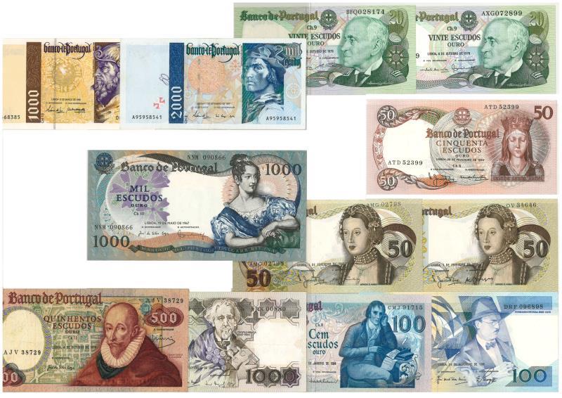 Portugal. Escudos. Bankbiljet. - UNC.