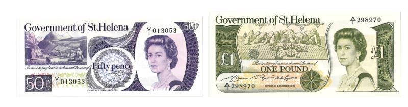 Saint Helena. Pounds. Bankbiljet. 1979, 1981. - UNC.
