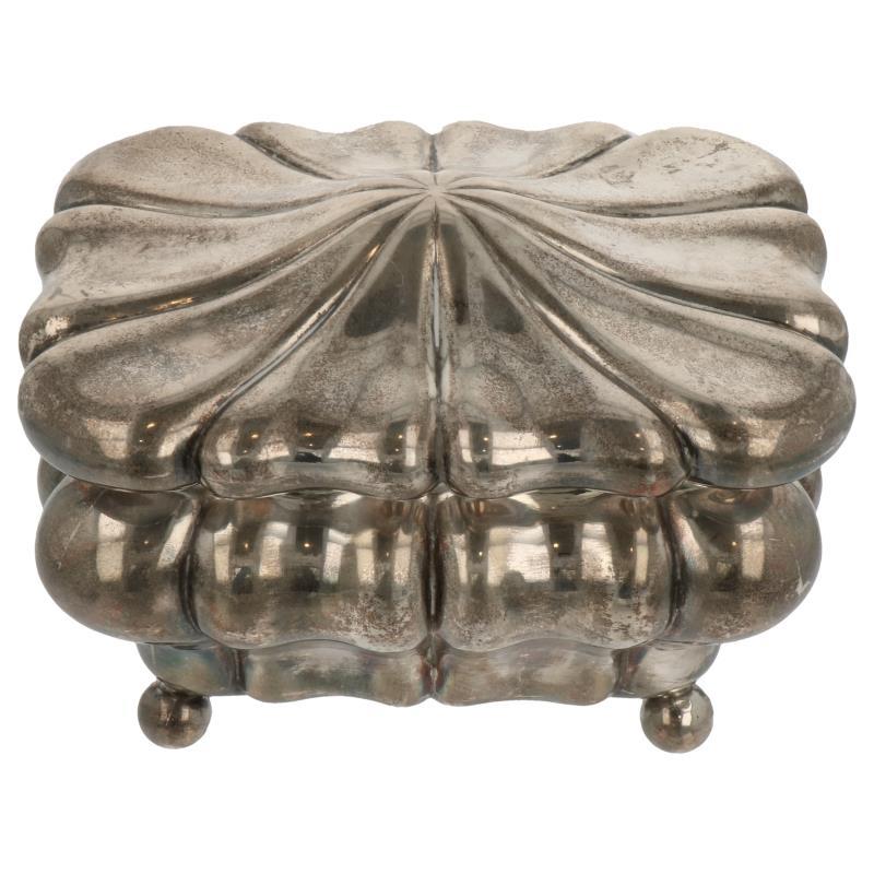 Koektrommel zilver.