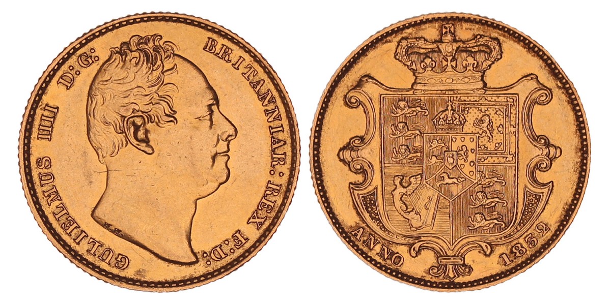 Great Britain. William IV. Sovereign. 1832.