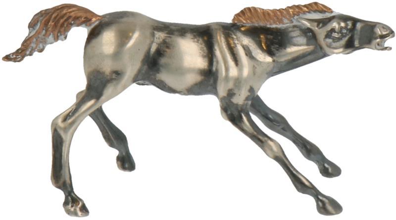 Miniatuur paard zilver.