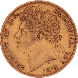 Great Britain. George IV. Sovereign. 1824.