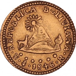 Bolivia. ½ Escudo. 1846 R.