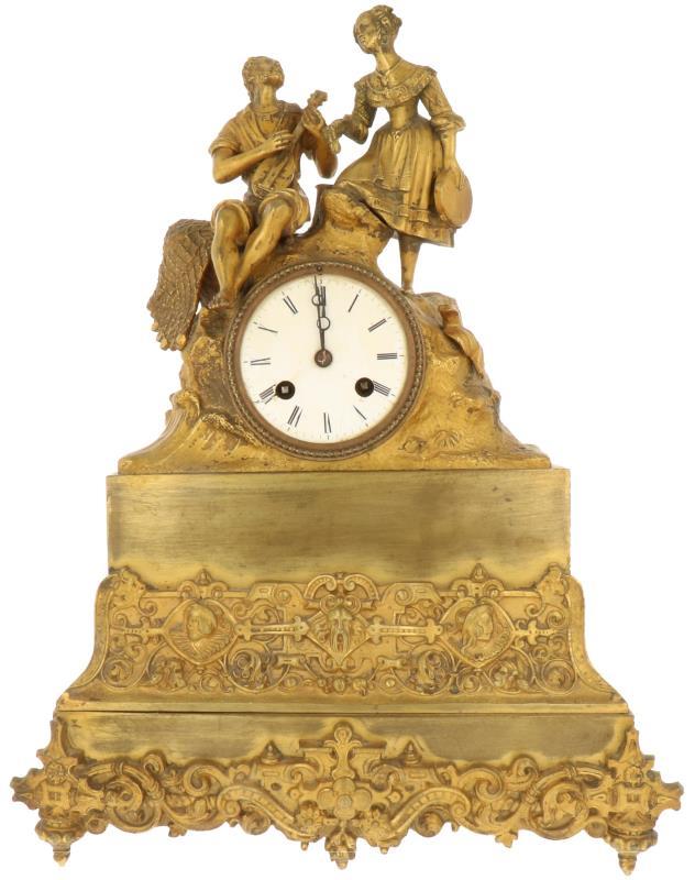 Bronzen pendule. 