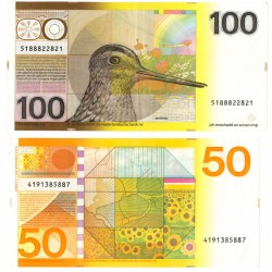 Nederland 50/100 gulden Bankbiljet Type 1977-1982 Zonnebloem/Snip - Zeer Fraai