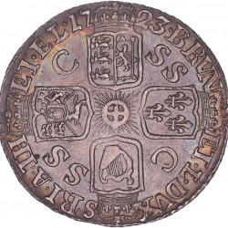 Great-Britain. George I. 1723 SSC. 6 pence.