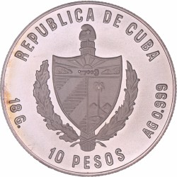 Cuba. 10 Pesos. 1980.