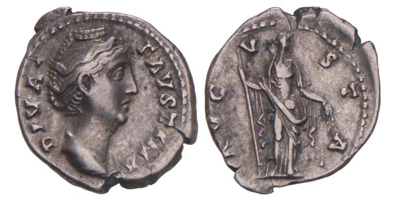 Faustina. Denarius. 141.