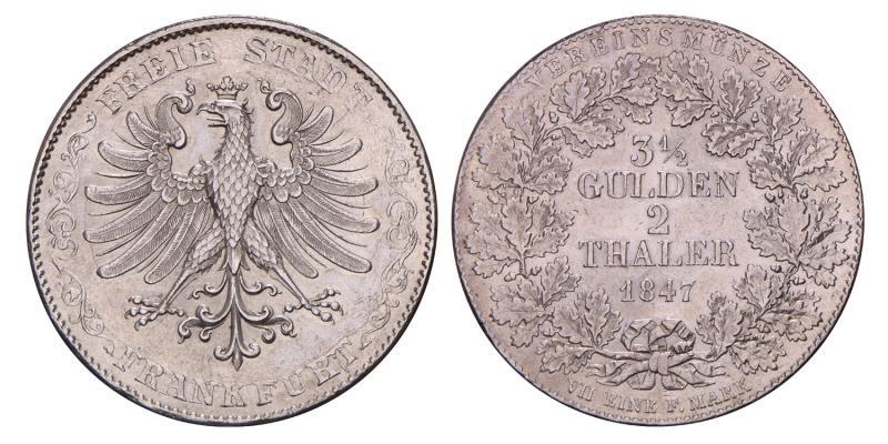 Germany. Frankfurt. 2 Thaler. 1847.
