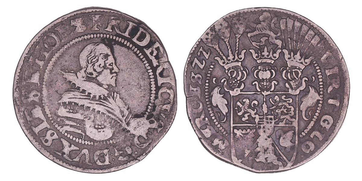 German states. Schleswich-Holstein-Gottorp. ¼ Thaler. 1622.