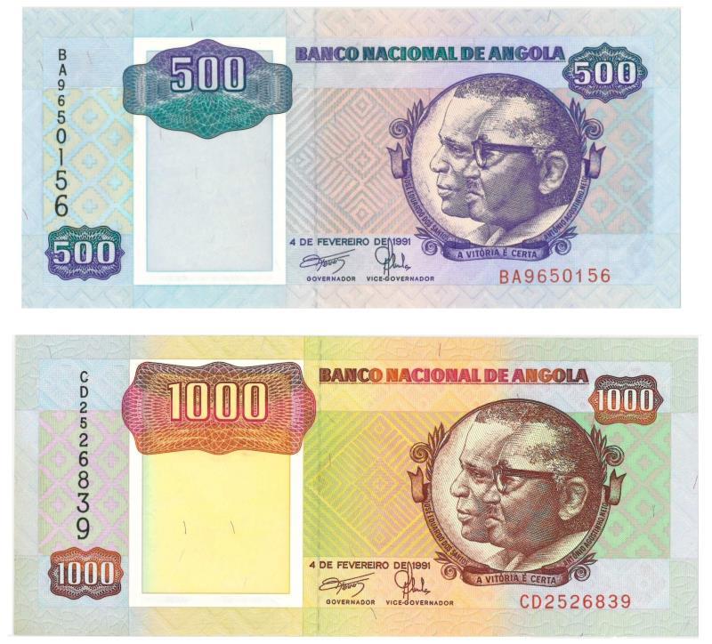 Angola. Escudos. Bankbiljet. 1991. - UNC.