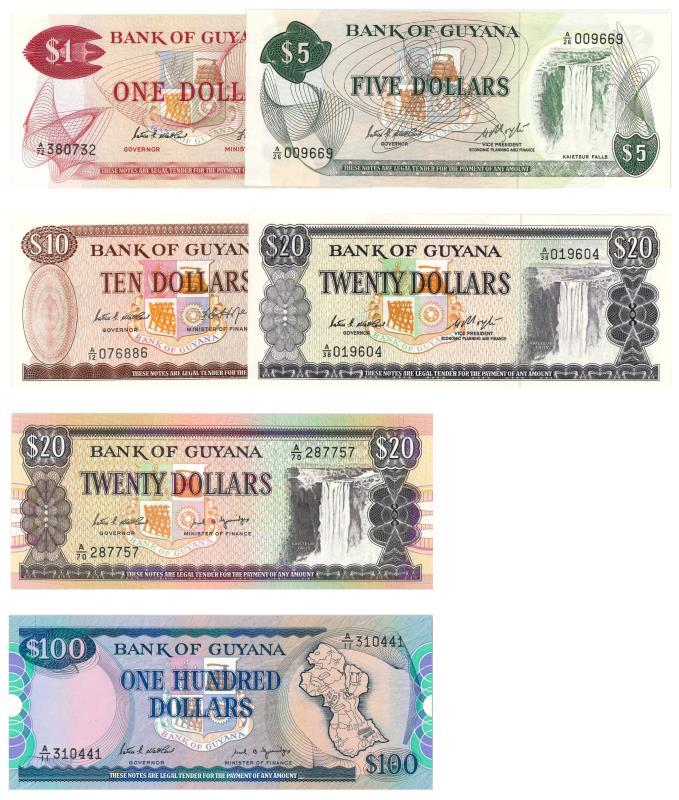 Guyana. Dollars. Bankbiljet. 1989. - UNC.