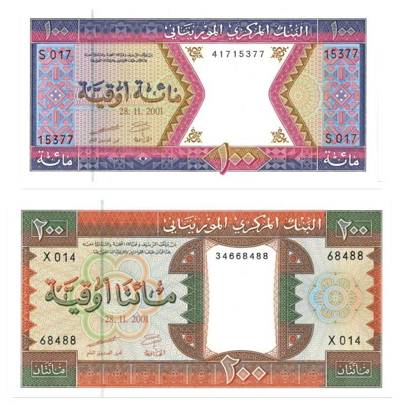 Mauritania. Ouguiya. Bankbiljet. 2001. - UNC.
