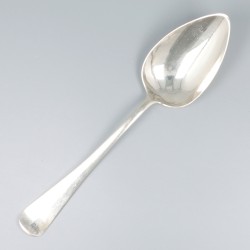 2-delige set groentelepels Haags lofje, zilver.