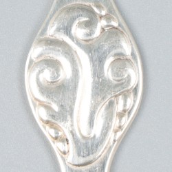 6-delige set kreeftenvorken zilver.