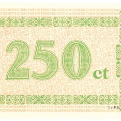 Nederland 2½ gulden Noodgeld Type 1940 Bergen op Zoom - Nagenoeg UNC