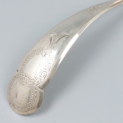 Compote-lepel zilver.