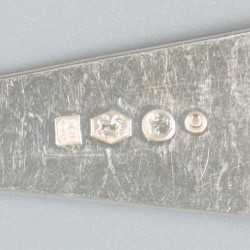 8-delig visbestek Hollands rondfilet, zilver.