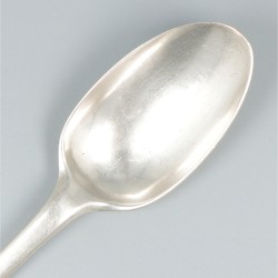 Zilveren dinerlepel, Arnaud I Sermensan, Bordeaux 1712-17.