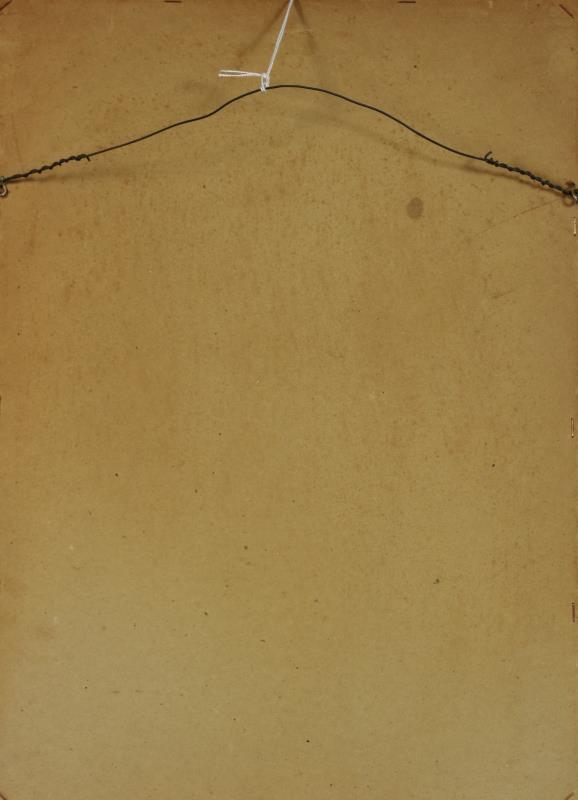 Een kopergravure boekfragment van Richteren. 18e eeuw. 