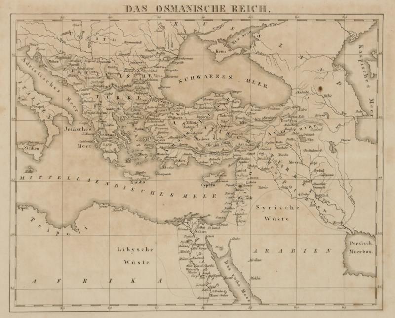 Een 19e-eeuwse prent van het Ottomaanse Rijk. 