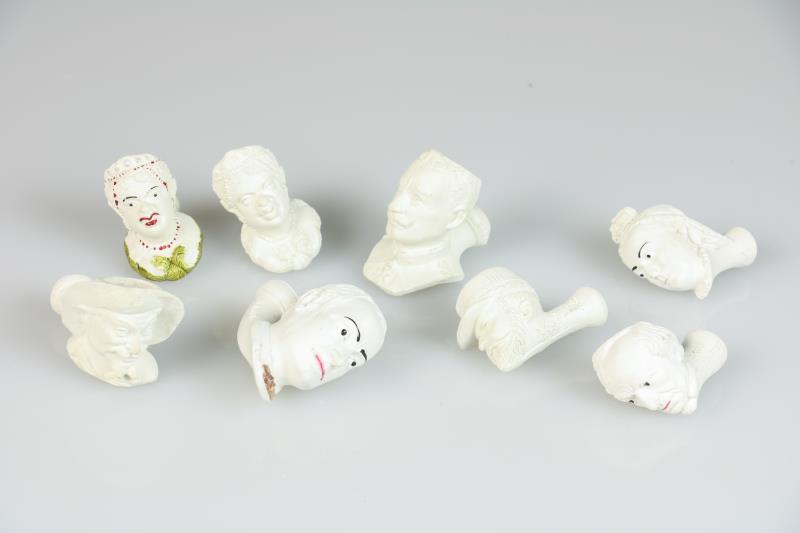 Een lot van diverse meerschuim pijpen. Frankrijk, 20e eeuw.