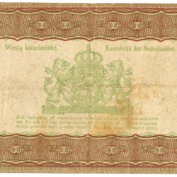 Nederland 1 gulden Zilverbon Type 1938 - Fraai +