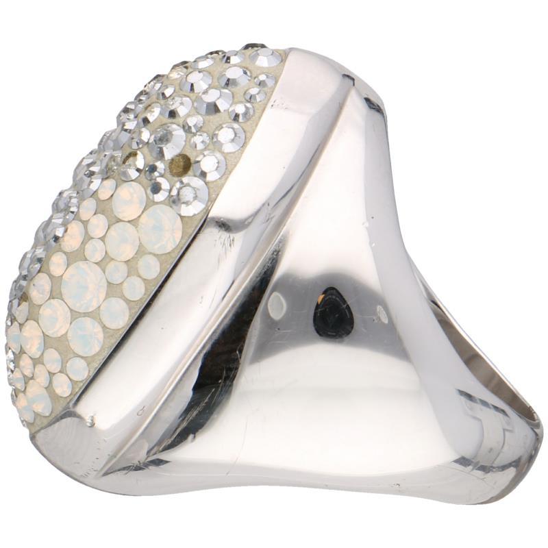 Swarovski cocktail ring, zirkonia.