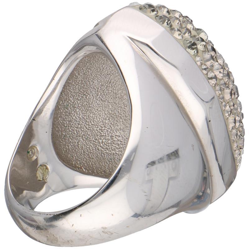 Swarovski cocktail ring, zirkonia.