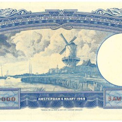 Nederland 10 gulden bankbiljet Type 1949 Molen -Nagenoeg UNC