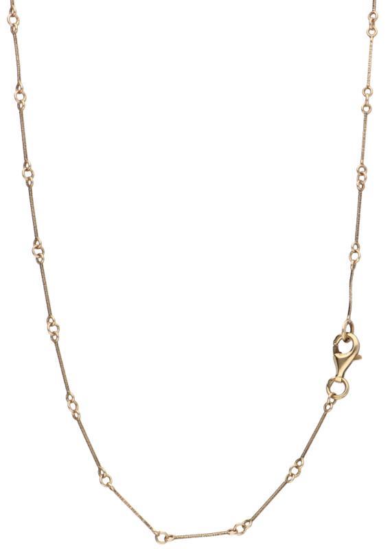 Geelgouden Lapponia Cross collier met hanger - 14 kt.