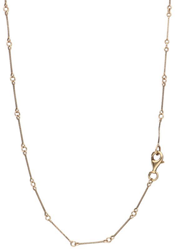 Geelgouden Lapponia Cross collier met hanger - 14 kt.