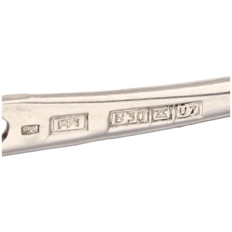 Zilveren Turun Hopea spang collier - 830/1000